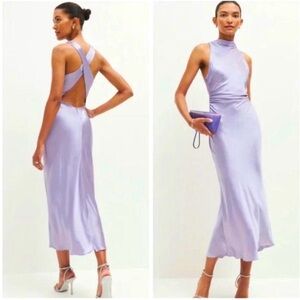 NWT Reformation Cassette Dress in Purple Size 6